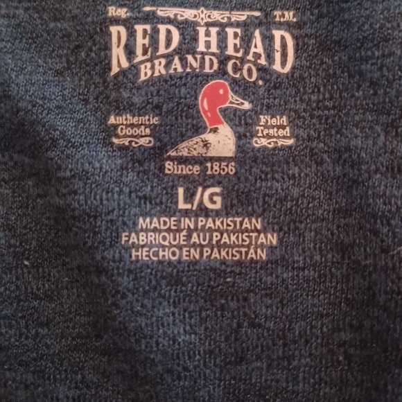 Like new men's RedHead pullover henley shirt - Picture 4 of 6